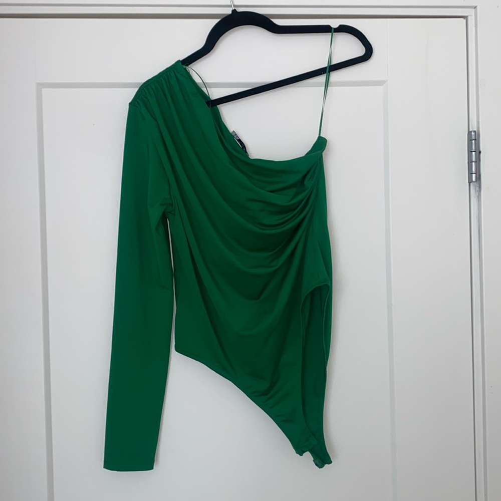 Zara Asymmetric Bodysuit